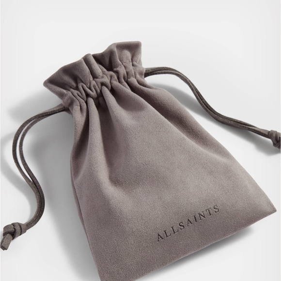 AllSaints Carrie Chunky Carabiner Necklace Two Tone - Picture 6 of 6